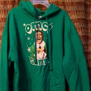 XXL Green Elf Unisex Sweatshirt OMG Santa